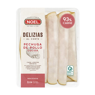 Pechuga de pollo braseado delicada y sabrosa Delizias Noel 120g