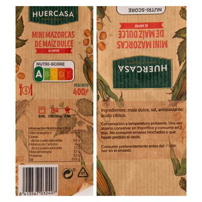 Ma&iacute;z dulce 400gr