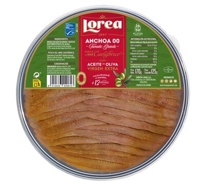 Anchoa Lorea 125g "00" aceite oliva virgen