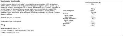 Mantecado manchego Santa Teresa 700g