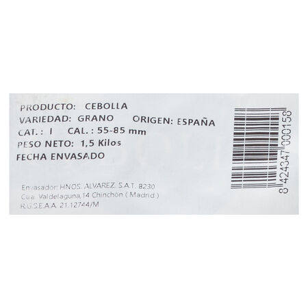 Cebolla malla 1,5kg