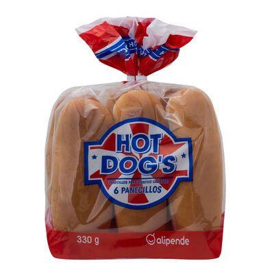 Pan hot dogs Alipende 330g