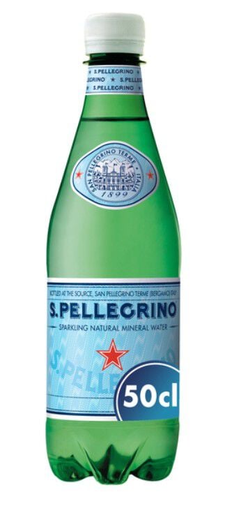 Agua con gas San Pellegrino 50cl