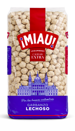 Garbanzos lechosos calidad extra Miau 1k