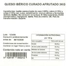 Queso mezcla ib&eacute;rico curado afrutado Rabel 3k