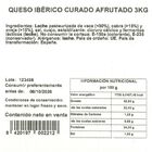 Queso mezcla ibérico curado afrutado Rabel 3k
