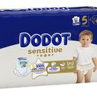 Pañal sensitive con alta absorción Dodot 42 unidades talla 5 de 11 a 16 kg