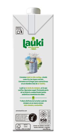 Leche Lauki 1l entera