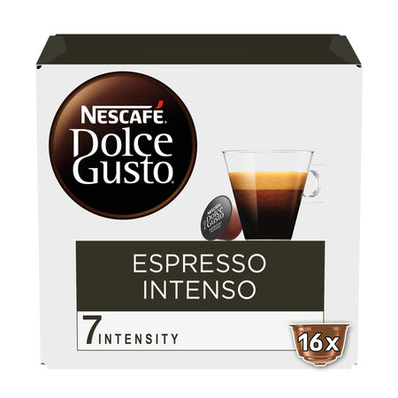Café espresso intenso nescafé Dolce Gusto 16 cápsulas