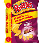 Patatas Ruffles jamón 295g