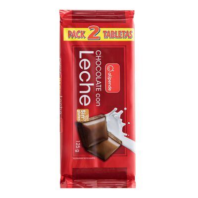 Chocolate con leche sin gluten Alipende pack-2