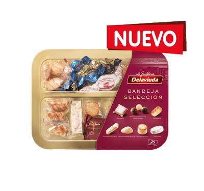 Turr&oacute;n bandeja selecci&oacute;n Delaviuda 380g