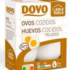Huevo cocido entero pelado Dovo 4 unidades
