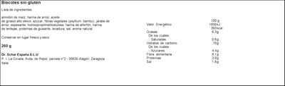 Pan tostado sin gluten sin lactosa Sch&auml;r 260g