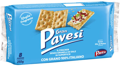 Crackers Gran Pavesi 250g sin sal