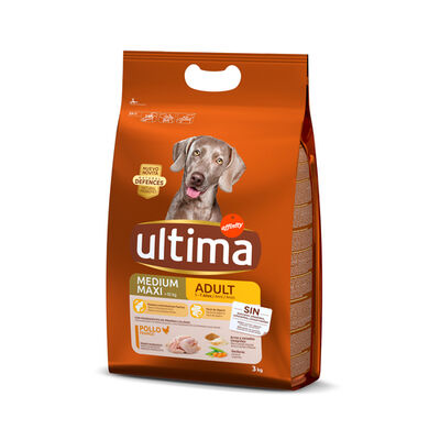 Pienso perro Ultima adulto pollo y arroz 3kg