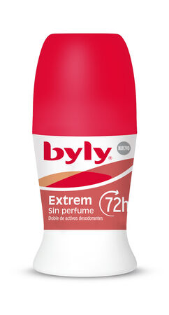 Desodorante en roll-on Byly 50ml extrem 48-72h sin perfume
