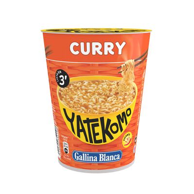 Fideos orientales curry Gallina Blanca yatekomo 61g
