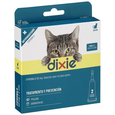 Pipetas gato Dixie 2U Antiparasitario