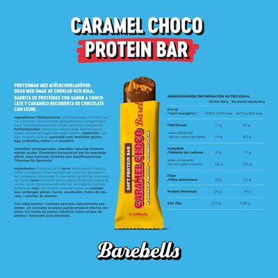 Barrita de proteinas sabor Caramelo-Chocolate Barebells 55g