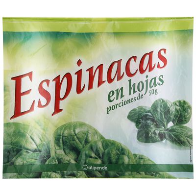 Espinacas en hoja Alipende 1kg en porciones