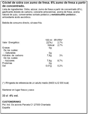 Sidra con Fresa-Yuzu Maeloc Lata 33cl