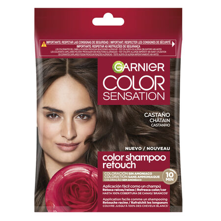 Champú Color Sensation Retouch Garnier Castaño