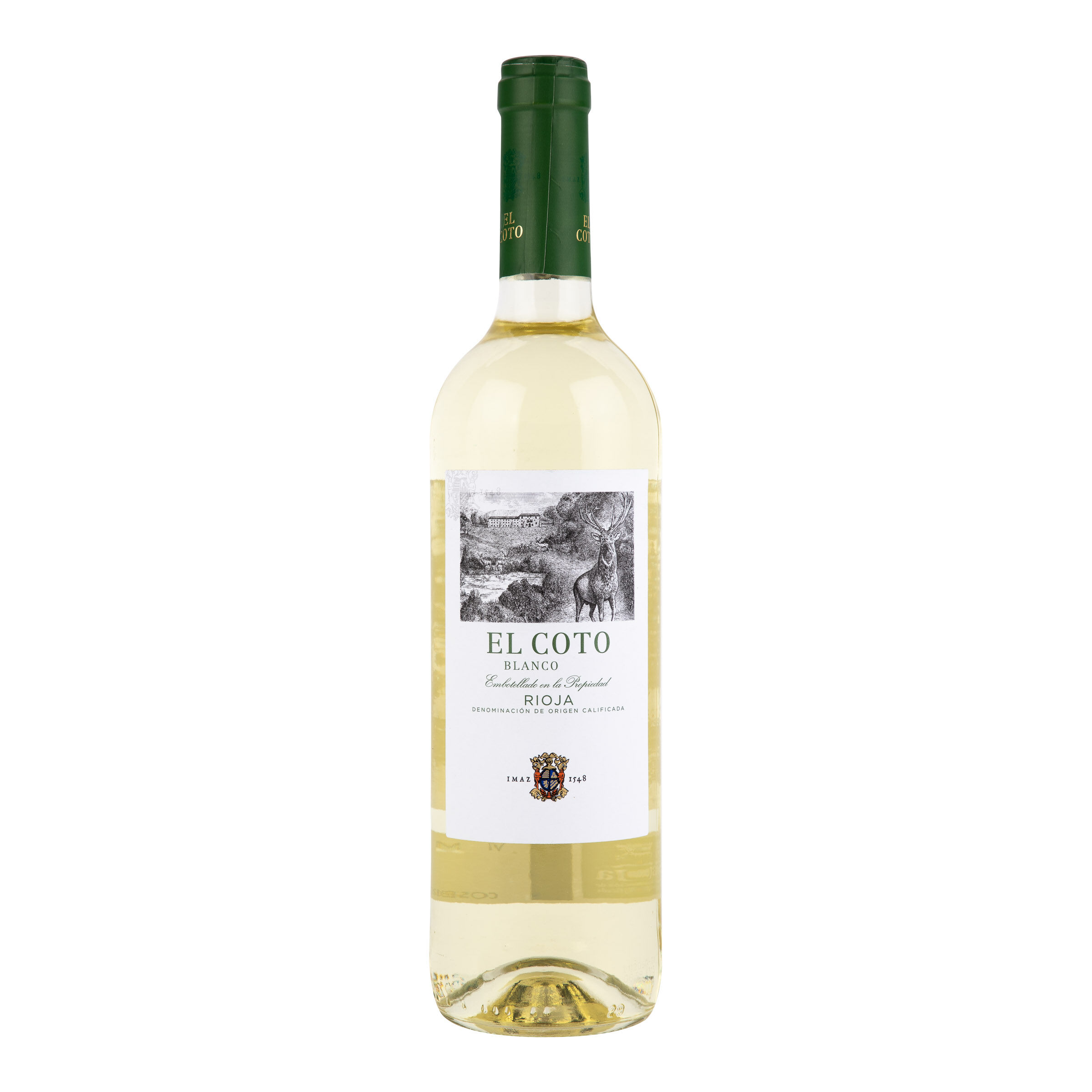 Vino blanco DO Rioja El Coto 75cl