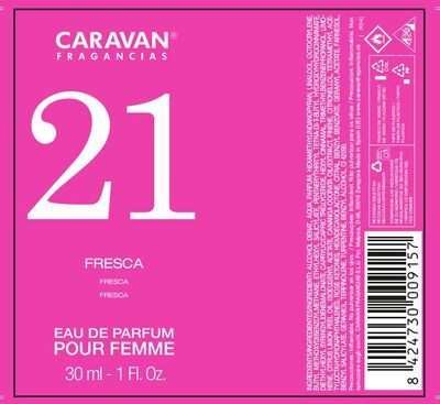 Eau de toilette Caravan mujer 30ml n&ordm;21