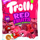 Golosina sin gluten con sabor a frutas rojas Trolli 100g
