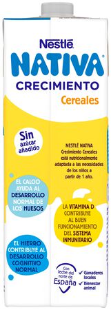 Leche crecimiento Nestl&eacute; junior cereales desde 12meses 1l