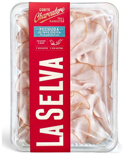 Pechuga de pavo cocida La Selva 90g