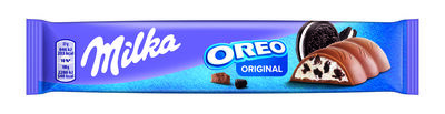 Chocolatina Milka 37g con galleta oreo