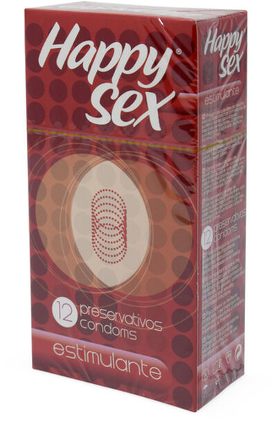 Preservativos Happy Sex 12 uds estimulante