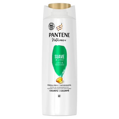 Champú nutri Pro-V Pantene 425ml suave&liso para cabello encrespado o apagado