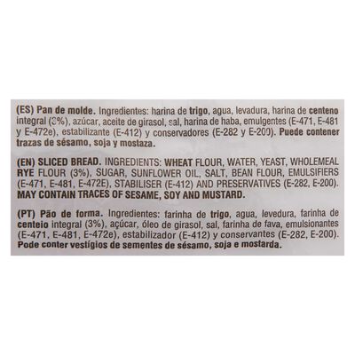 Pan de molde Tradipan rústico 600g