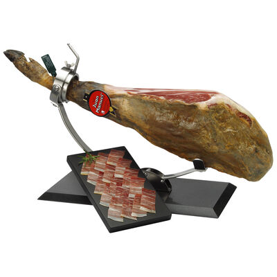 Jamón de cebo de campo 50% raza ibérica Juan Manuel AL CORTE
