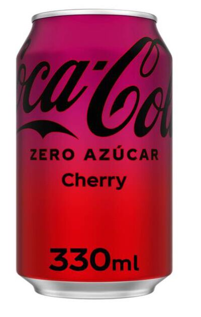 Refresco zero cola con sabor cherry Coca-Cola 33 cl