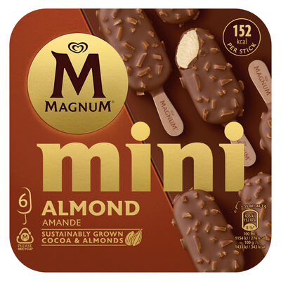 Helado Magnum almendrado mini 6 uds