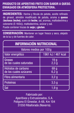 Snack fantasmas Alipende 65g