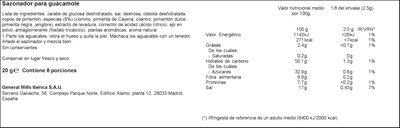 Sazonador guacamole Old El Paso 20g