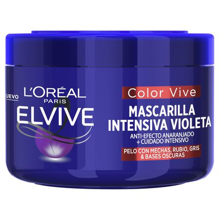 Mascarilla capilar reconstructora Elvive 250ml violeta