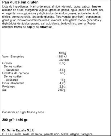 Medias noches sin gluten Schär 200g