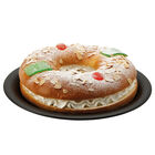 Roscón de Reyes sin azúcar añadido relleno nata 500g