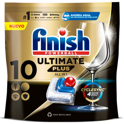 Detergente lavavajillas en pastillas Finish Powerball Ultimate Plus All in 1