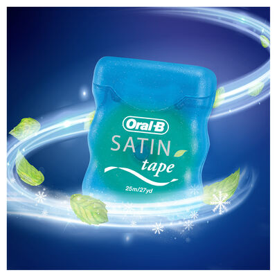Hilo dental encerado Oral-B satin tape menta