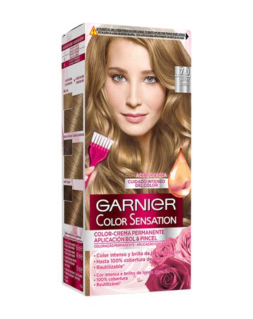 Tinte de cabello sin amoníaco Garnier Color Sensation nº 7.0 rubio