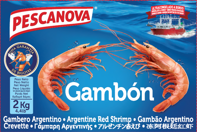 Gambón crudo Pescanova 2kg 20-30piezas