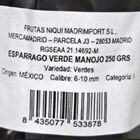 Espárrago manojo 250g