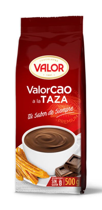 Preparado alimenticio al cacao sin gluten Valor 500g